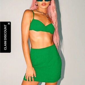 Princess Polly green set